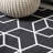 Mashawna Blocks Modern Geometric Black/White Rug-324366939