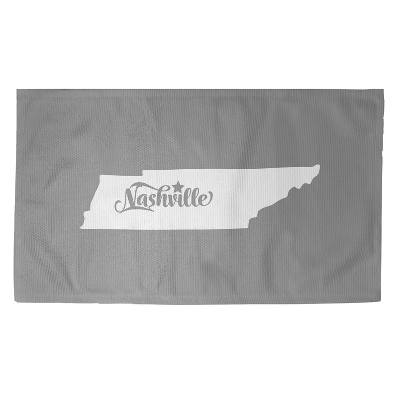 Tapis gris zone tennessee Nashville, Rectangle 5 pi x 7 pi