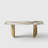 Wakenda 78.7" Modern Rectangular Sintered Stone Dining Table With Stainless Steel Base-38223442-54283286
