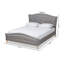 Lit plateforme tapissier touffeté-360757147-360757150