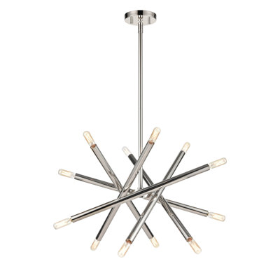 12 - Light Dimmable Sputnik Sphere Chandelier