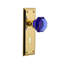Plaque New York avec trou de serrure décoratif et bouton de porte Waldorf Cobalt-25842028-25842032-134195172