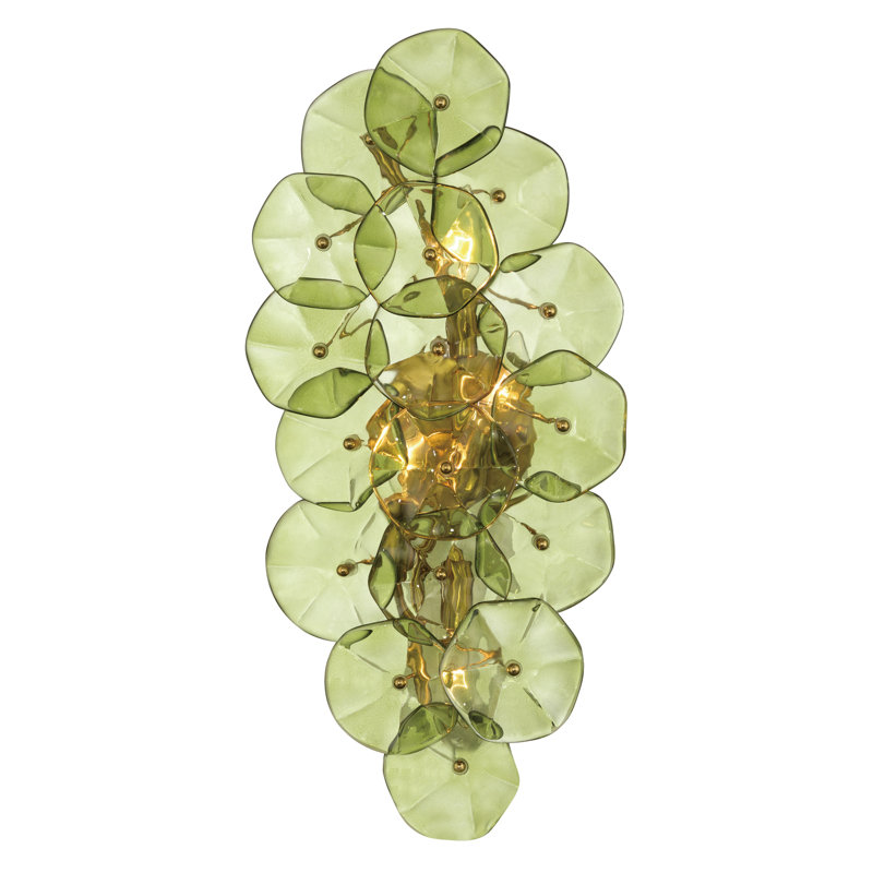 23'' Aged Brass Sconce