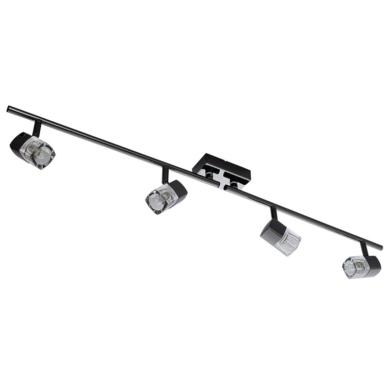 Blocs 90cm 4 -Light Track Kit, Black Chrome