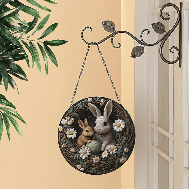 Panneaux de vitrail Suncatcher pour décor de fenêtre, 3,5 x 3,5 po (9 x 9 cm)