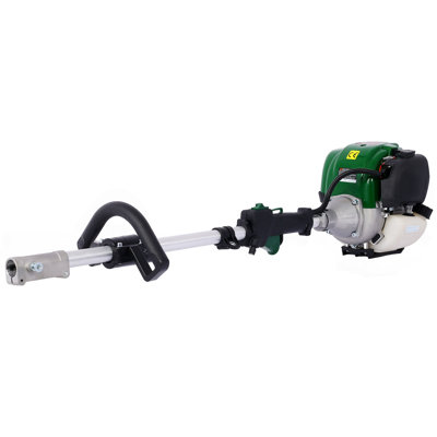 4 In 1 Multi-Functional Trimming Tool, 38CC 4 Stroke Garden Tool System With Gas Pole Saw, Hedge Trimmer, Grass Trimmer, And Brush Cutter EPA Compliant