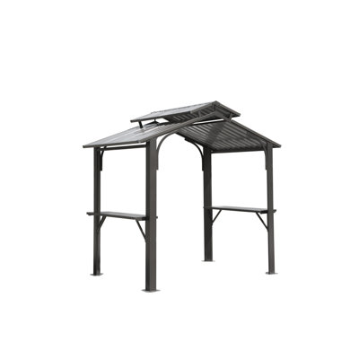 8×5FT Hardtop Grill Gazebo
