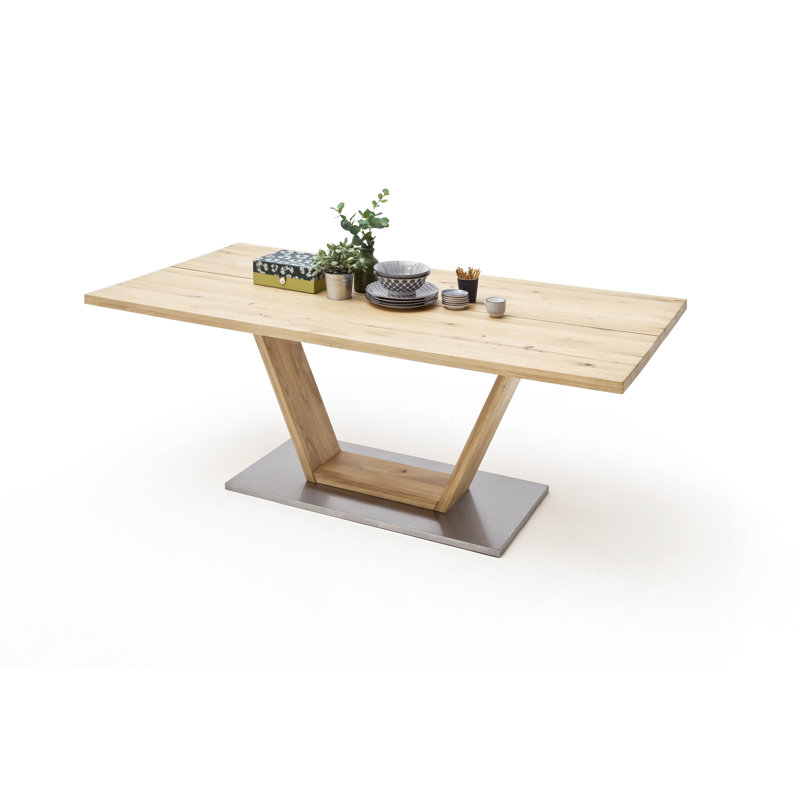 Shirl Rectangular 160cm L Dining Table, 77cm H x 220cm L x 100cm W
