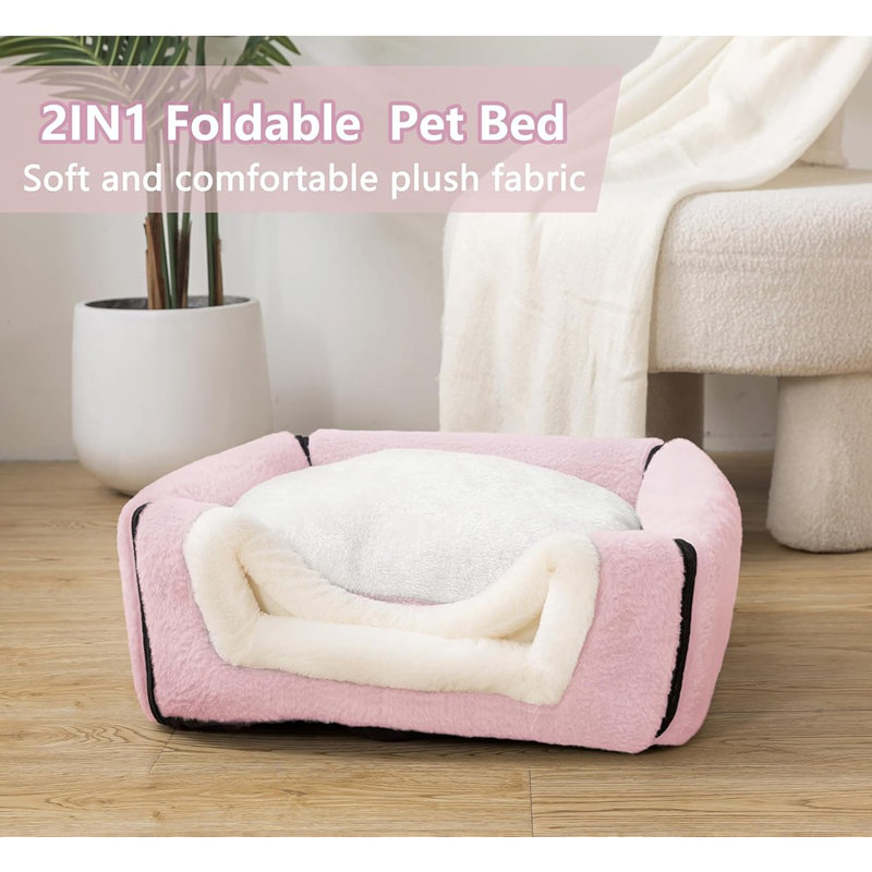 Lit pour chat pour chats d'intérieur, grotte pour chat pliable, antidérapant et résistant à l'eau