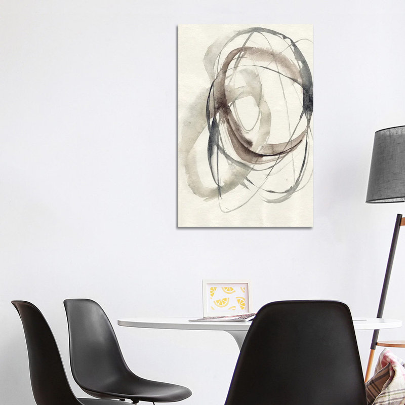 Spiral Hoops I 1 Piece Wrapped Canvas Painting, 101.6 cm H x 66.04 cm W