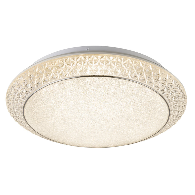 Goldsand Acrylic LED Flush Mount, 10cm H x 41cm W x 41cm D