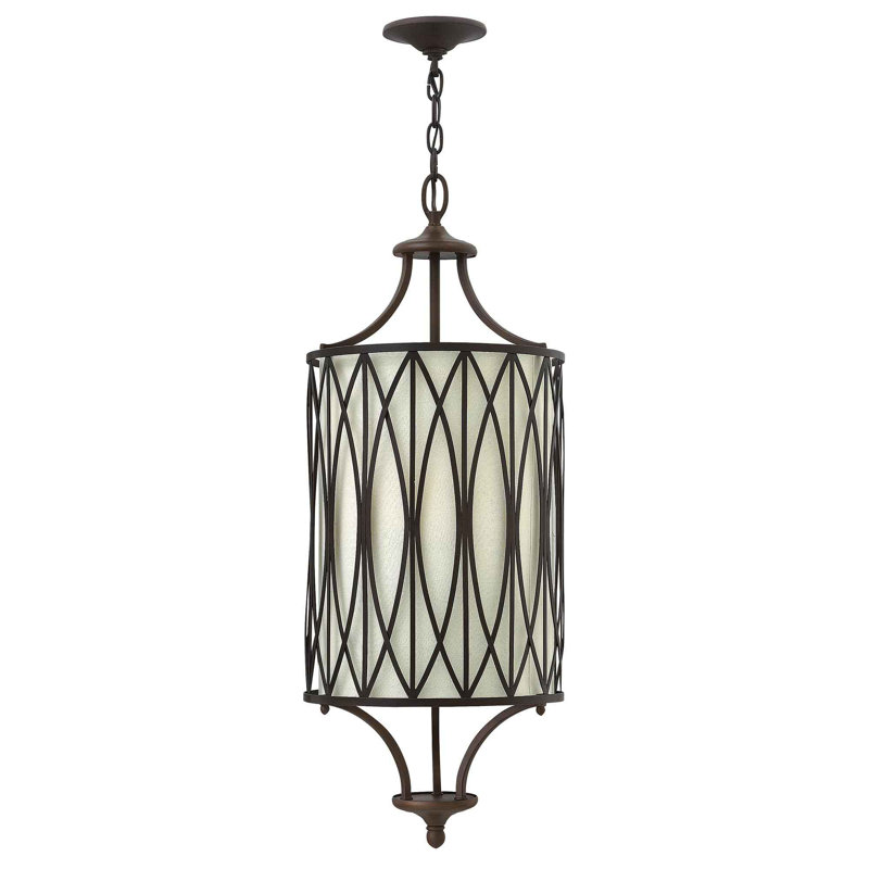 Bartholomew 3 - Light Victorian Bronze Cylinder Pendant