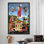 Personnalisable, art de Jésus-Christ et ange - impression sur toile 3D idéale