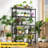 5 Tier Metal Wire Adjustable Shelving Units