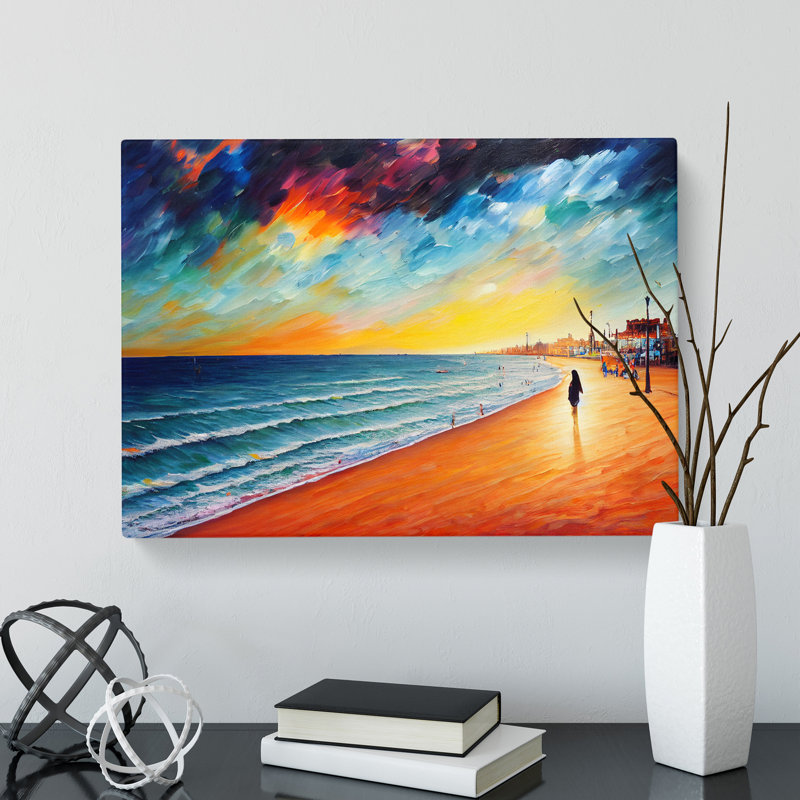 Beach View Vol.4 - Wrapped Canvas, 50cm H x 76cm W x 3cm D
