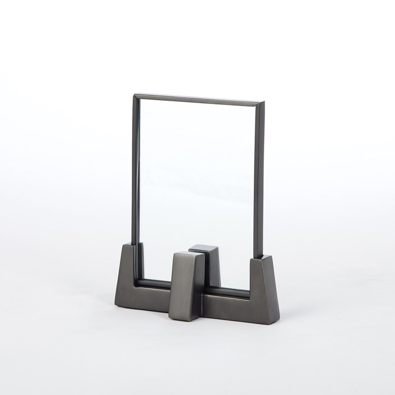 Hestia Picture Frame-Lg, Gray, 4" x 6"