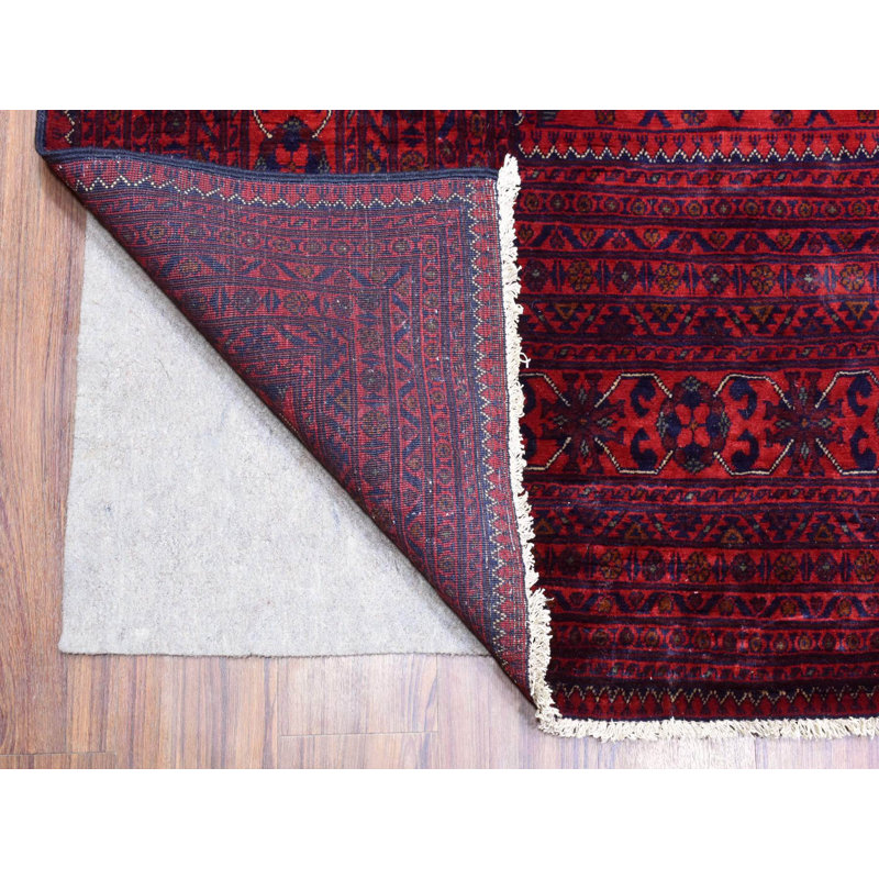 10'0" x 19'2" New Hand Knotted Red Wool Rectangle Oriental Rug - MOA10272328