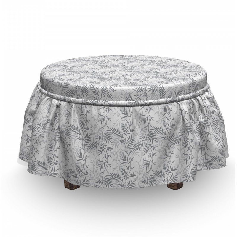 Housse pour repose-pieds romantique de terrain rural