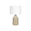 Lighting, H 24 po, lampe de table, béton, abat-jour, contemporain-1706110496-1706110526