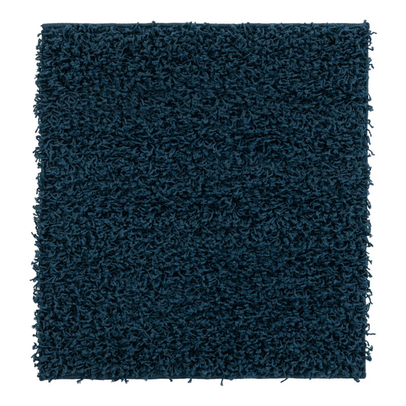 Tapis bleu Rodson Sapphire, Carré 2 pi 2 po, Sapphire Blue