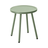 Patio Table Living Room Side Table, Round Accent Table Small Side Table Nightstand