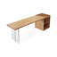 Bureau rectangulaire en bois massif Burlywood-109619379