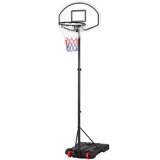 Height-Adjustable Basketball Hoop System