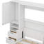 Lit escamotable Murphy avec placard, tiroirs et tablettes-1991649206-1991649207
