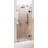 Stellar 40 in. W x 78 in. H Fully Frameless 3 Panel Inline Glass Hinged Shower Enclosure-90623749