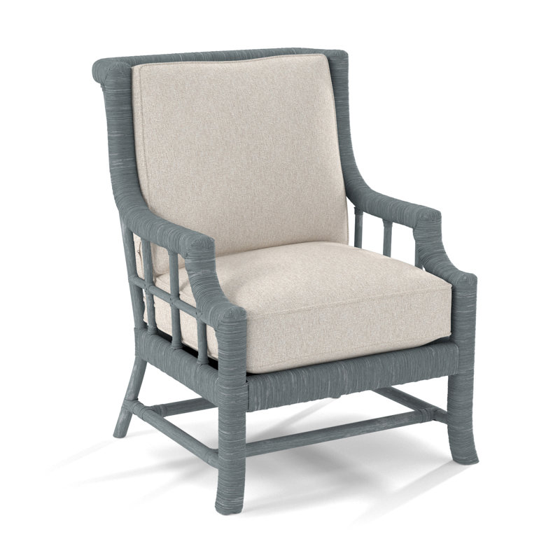 Fauteuil Lafayette, Snow Crypton Performance; 0884-91, Tonneau vieilli