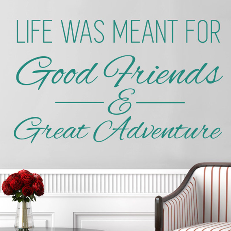 Wall Decal, Large, Aqua Green