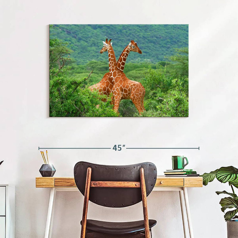 Crowle Giraffe Love, H 26 po x l 39 po