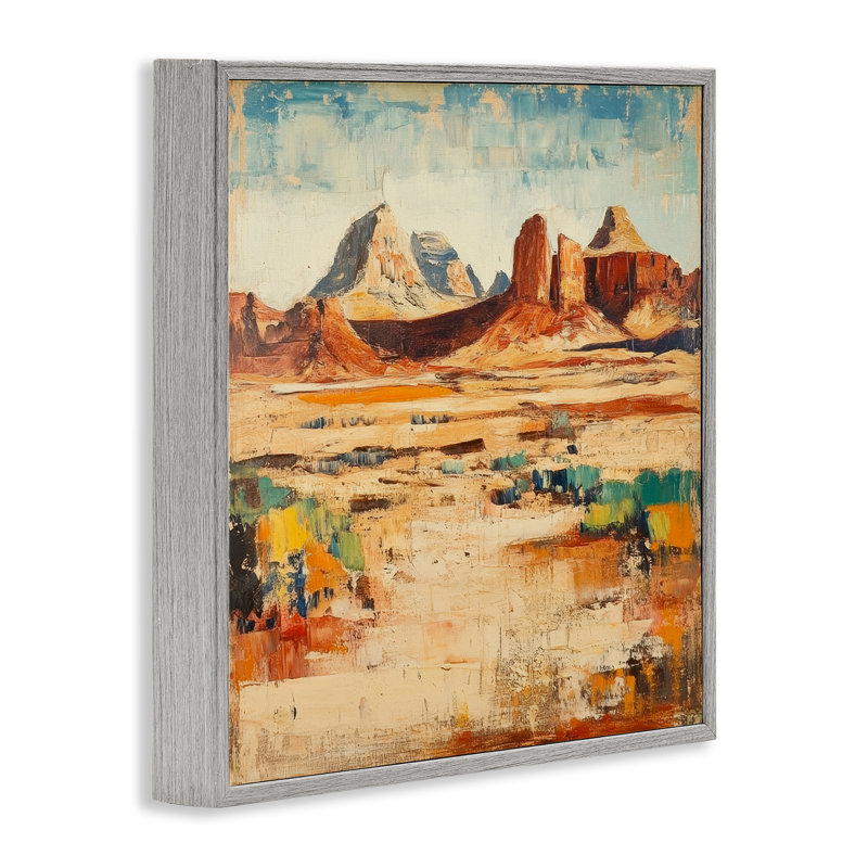 Impression giclée Wild West Desert Impression, design par Petal Prints Design, Estampe numérique Farmhouse, H 24 po x l 24 po