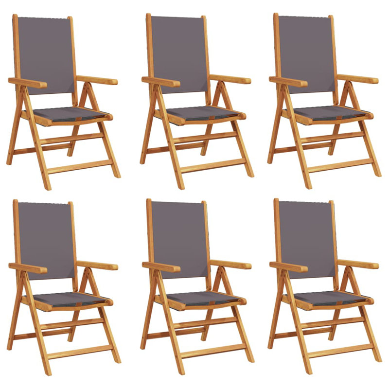 Najac Patio Dining Accent Chair, Anthracite