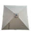 Solar Led Patio Umbrellas, Steel Frame, Modern Garden Shade
