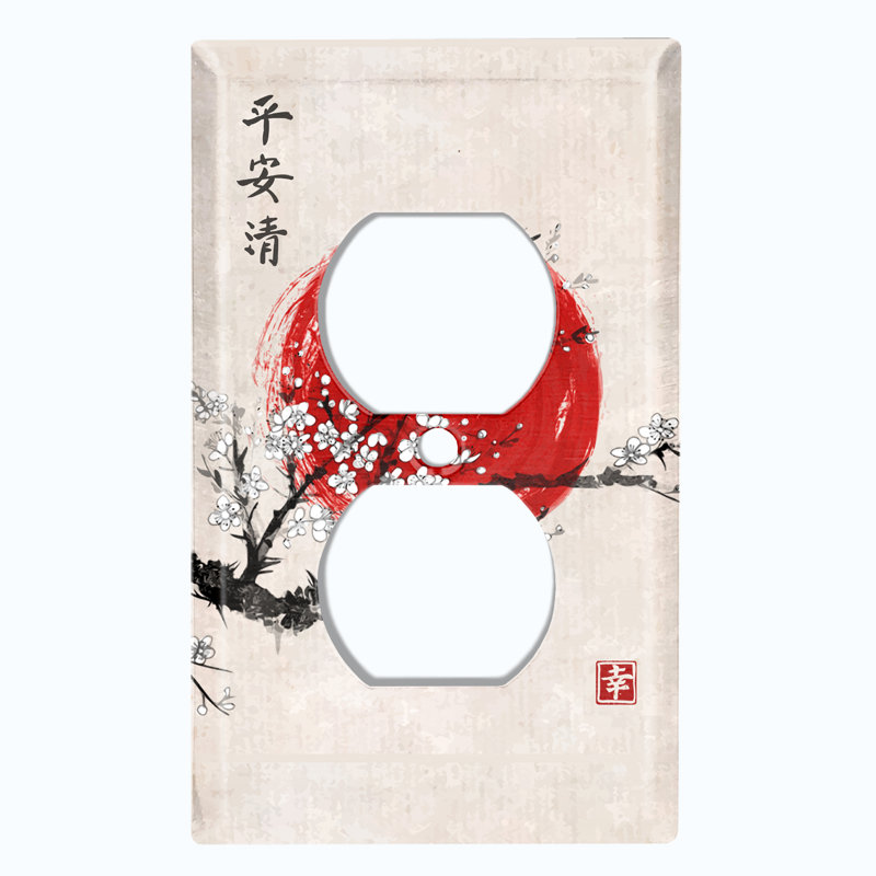 Plaque murale Sakura Blossom Tree Leaves
