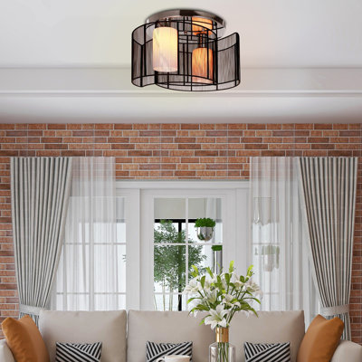 Modern Chandelier Semi-Flush Mount Ceiling Light