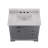 Heritage 36'' Fully Assembled Single Bathroom Vanity with Backsplash, 3 Colors Available White/ Navy Blue/ Gray-106404208