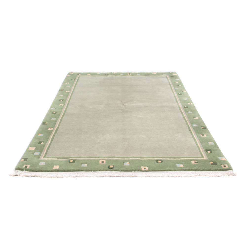 Oriental Nepal rug - 241 x 170cm - green