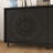 Flower Relief Wood Sideboard Buffet With Shelves
