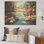 «Monets Garden Revisité Landscape II - Classics on Wood Print»