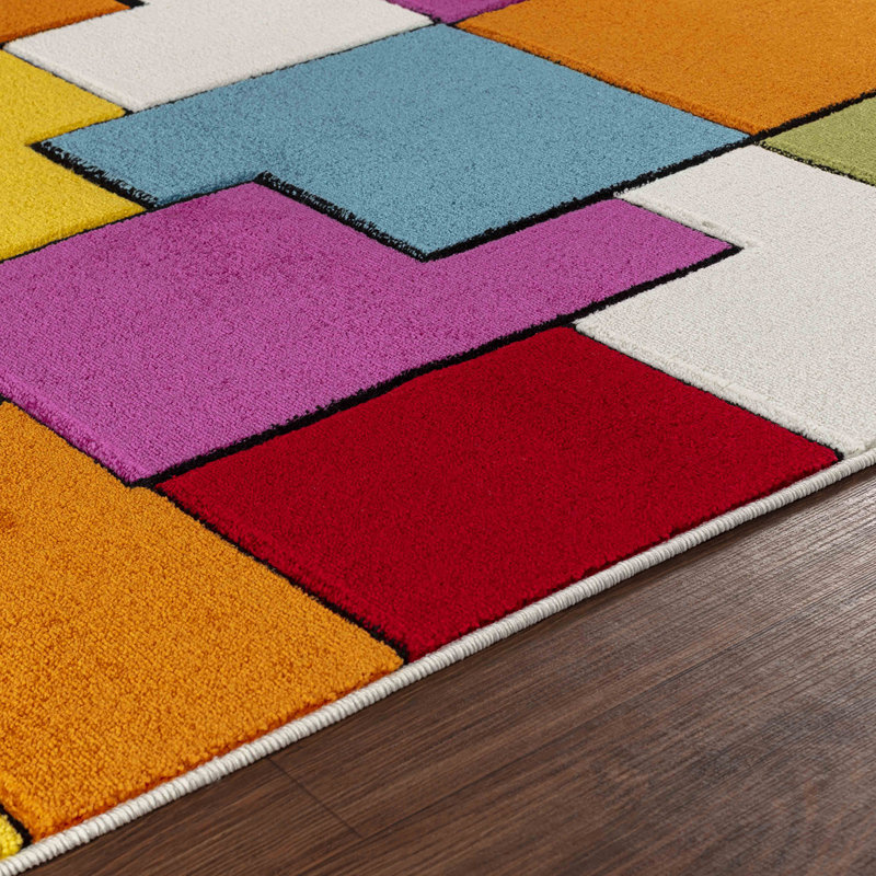 Ieremias Geometric Area Rug, Rectangle 120 x 170cm