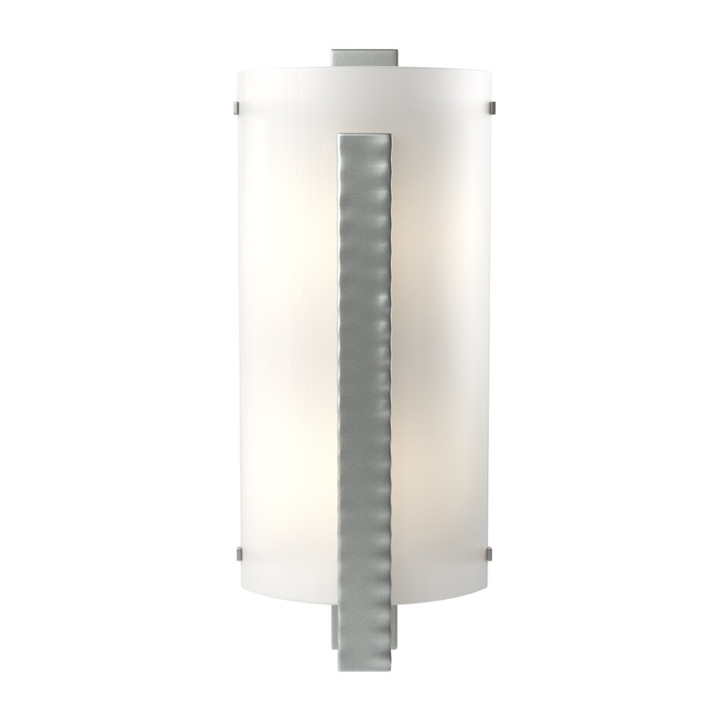 Applique murale encastrée 2 lumières à barre verticale, Platine rétro, H 18 po x l 7,5 po x P 4 po