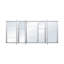 Armoire à pharmacie à miroir encastrée ou à fixation murale pour salle de bain l 84 po x H 36 po et tablettes ouvertes -580773478-580773481