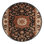 Machine Washable Persian Brown Area Rug