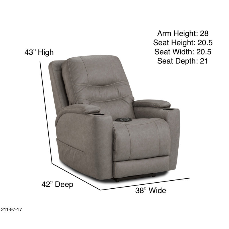 Zhelez Upholstered Power Recliner