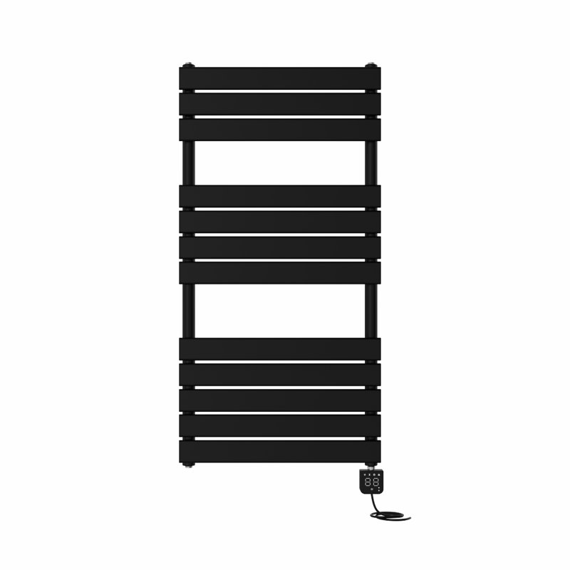 Flat Panel Towel Rail Heated Towel Rails, 120cm H x 60cm W x 6.2cm D