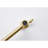 Wall Mount Pot Filler Faucet Brushed Gold - Foldable Feature, 360 Rotatable, Brass Build, Double Handles For Precise Water Flow Regulation, Corrosion Finish In Arm, Rotation, Brass, Control, Surface-1704989123
