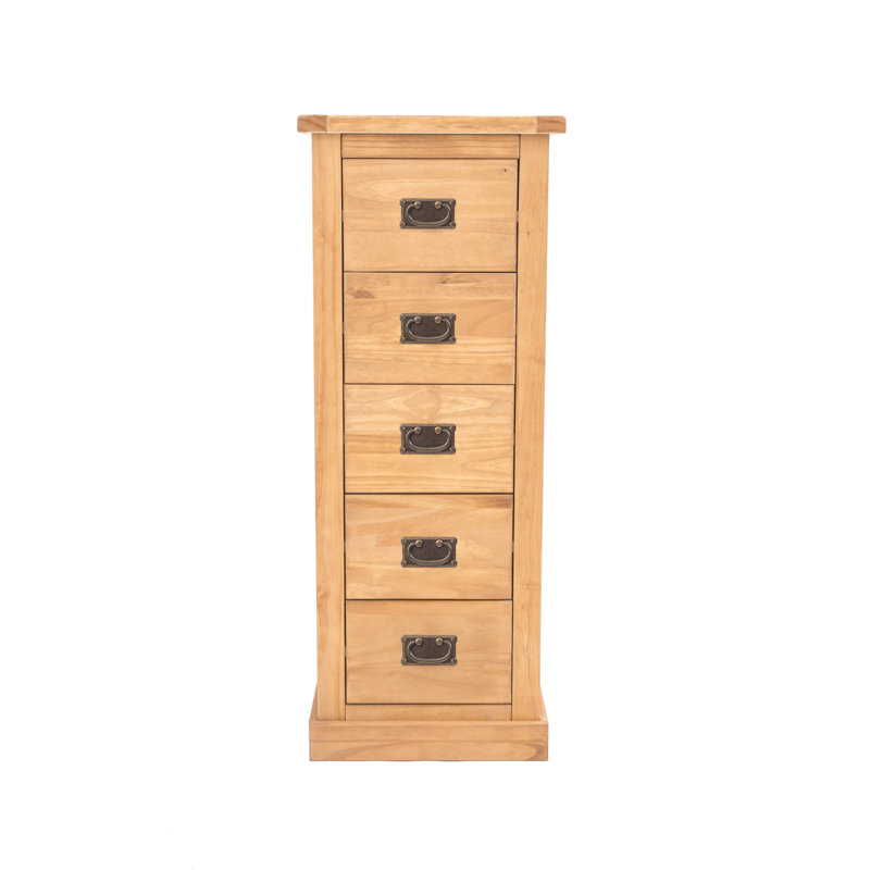 Nagle 45cm W 5 - Drawer Chest of Drawers, Squared