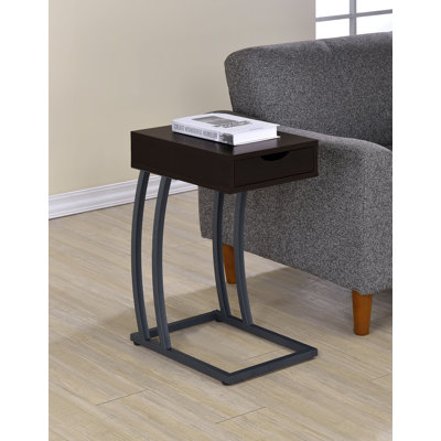 Studer Accent Table with Power Outlet by Wade Logan